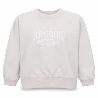 Womens UK Size 12 Reebok Beige Pullover Sweatshirt