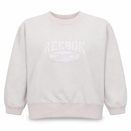 Womens UK Size 12 Reebok Beige Pullover Sweatshirt