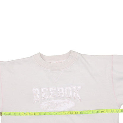 Womens UK Size 12 Reebok Beige Pullover Sweatshirt