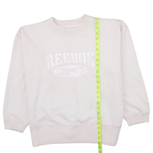 Womens UK Size 12 Reebok Beige Pullover Sweatshirt