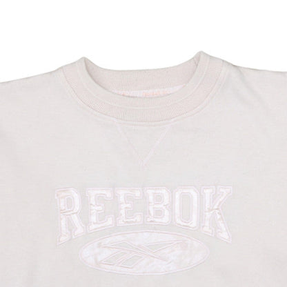 Womens UK Size 12 Reebok Beige Pullover Sweatshirt