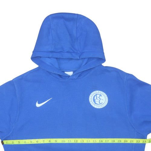 Mens UK Size M Nike Blue Pullover Hoodie