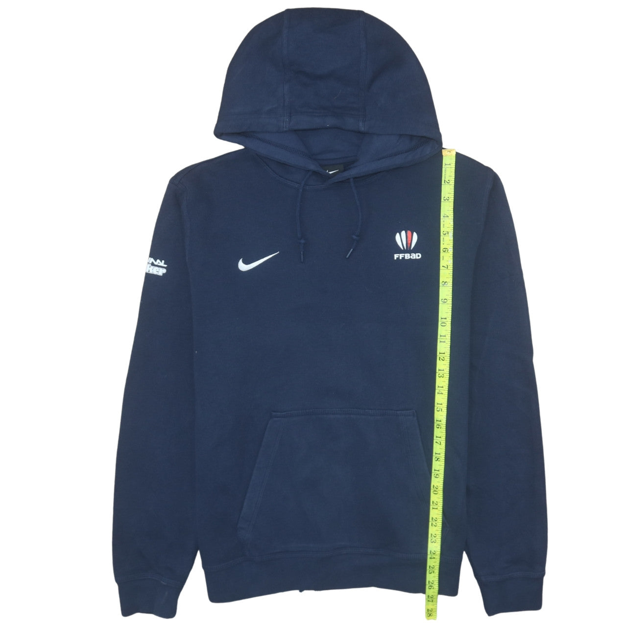 Mens UK Size L Nike Blue Pullover Hoodie