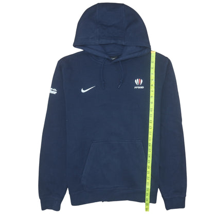 Mens UK Size L Nike Blue Pullover Hoodie