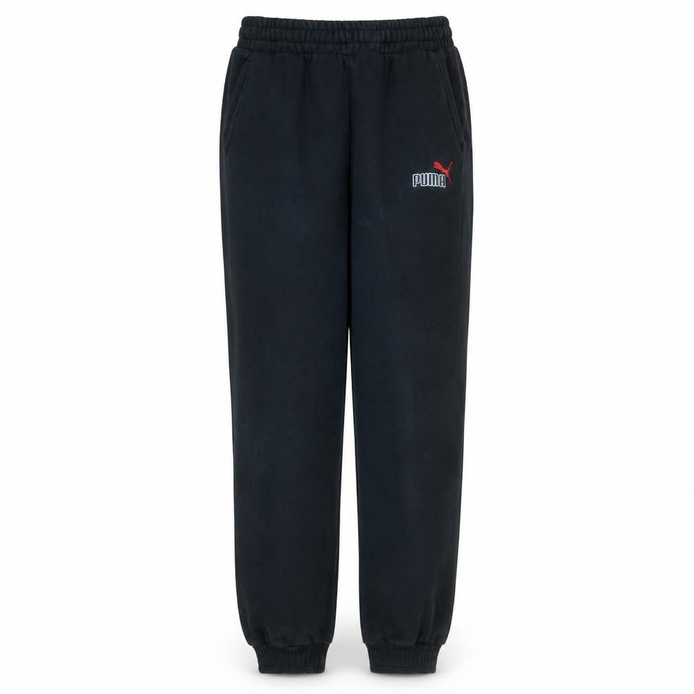 Boys UK Size 13-14 Years PUMA Regular Fit Jogger Black Trousers
