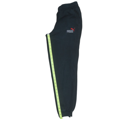 Boys UK Size 13-14 Years PUMA Regular Fit Jogger Black Trousers