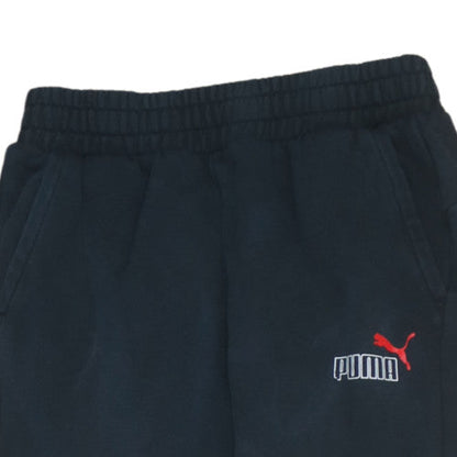 Boys UK Size 13-14 Years PUMA Regular Fit Jogger Black Trousers