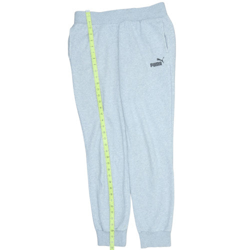 Womens UK Size 12 PUMA Regular Fit Jogger Grey Trousers