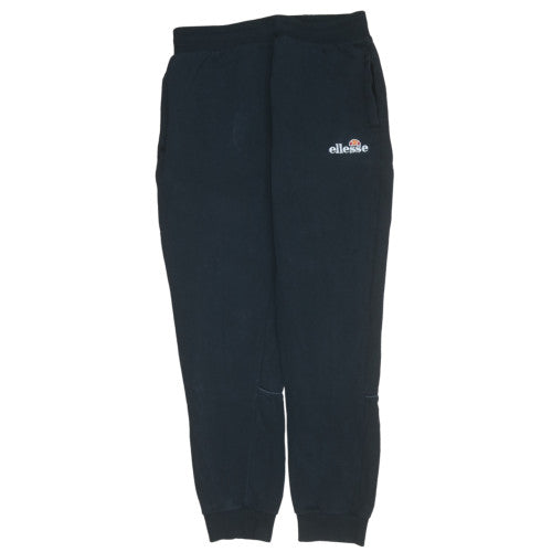 Mens UK Size M ellesse Regular Fit Sweatpants Black Trousers