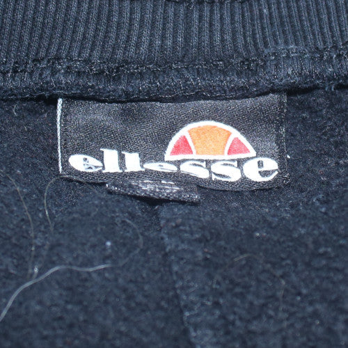 Mens UK Size M ellesse Regular Fit Sweatpants Black Trousers