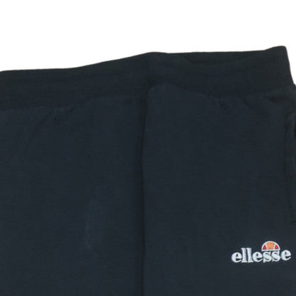 Mens UK Size M ellesse Regular Fit Sweatpants Black Trousers