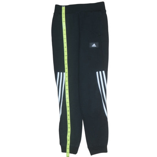 Boys UK Size 11-12 Years adidas Regular Fit Jogger Black Trousers