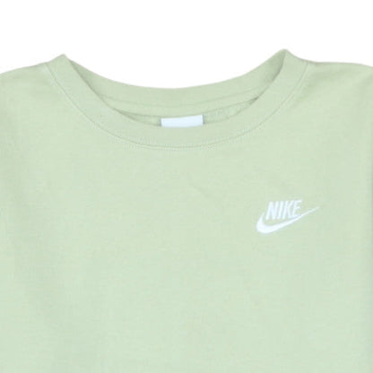 Nike Girls Green Crew Neck Pullover Sweatshirt Size L 147-158 cm