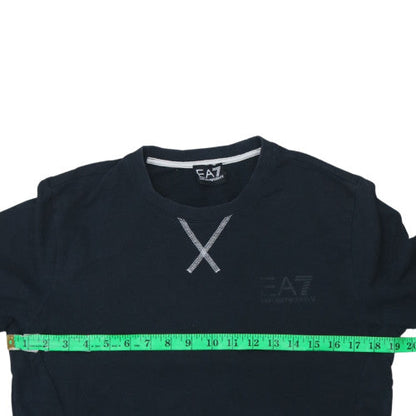 Mens UK Size S Emporio Armani Black Pullover Sweatshirt