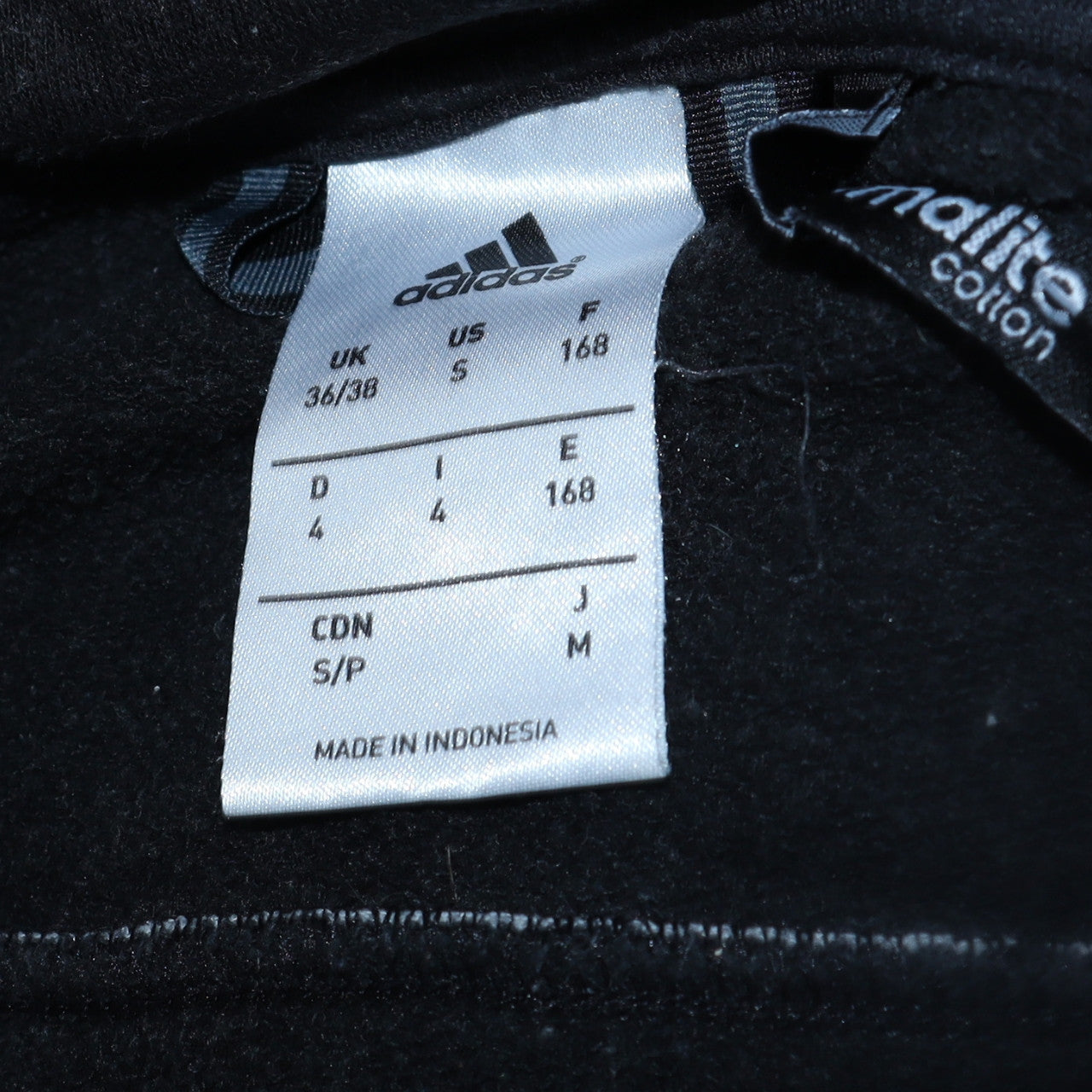 Mens UK Size S adidas Black Running & JoggingGym & TrainingFootball Jacket