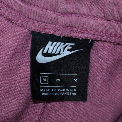 Nike Womens Pink Fleece Sweatpants M Regular Fit Casual Joggers