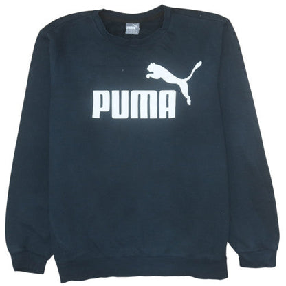 Mens UK Size XL PUMA Black Pullover Sweatshirt