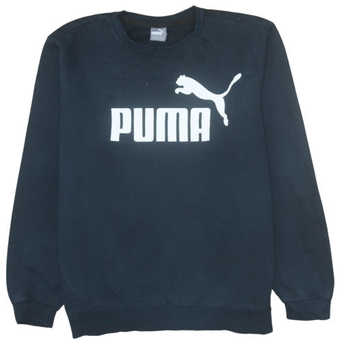 Mens UK Size XL PUMA Black Pullover Sweatshirt