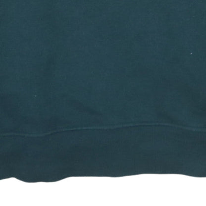 Ellesse Men's Blue Colourblock Collared Henley Sweatshirt M