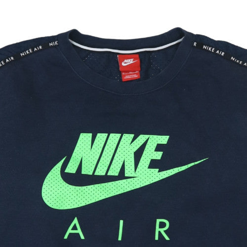 Mens UK Size XL Nike Blue Pullover Sweatshirt
