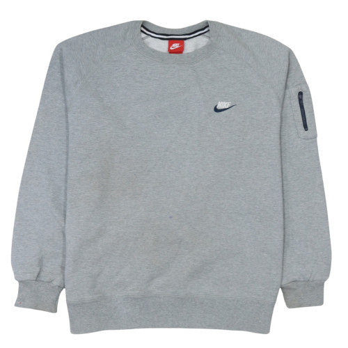 Mens UK Size XL Nike Grey Pullover Sweatshirt