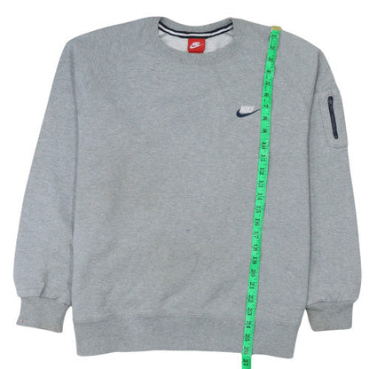 Mens UK Size XL Nike Grey Pullover Sweatshirt