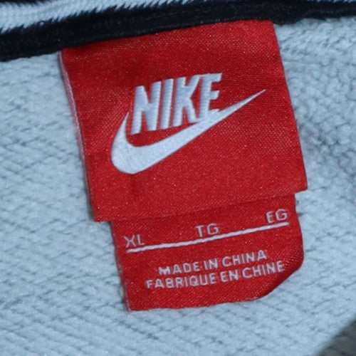 Mens UK Size XL Nike Grey Pullover Sweatshirt