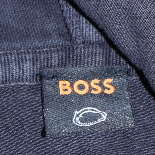 Mens UK Size S Boss Black Pullover Hoodie