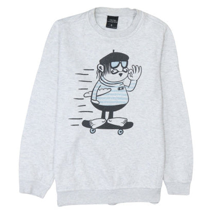 Womens UK Size S KanaBeach Grey Pullover Sweatshirt