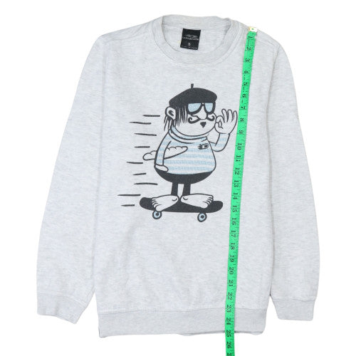 Womens UK Size S KanaBeach Grey Pullover Sweatshirt