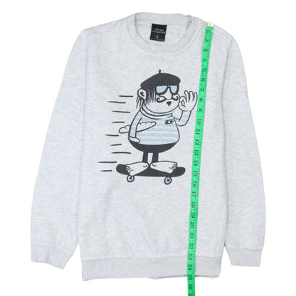 Womens UK Size S KanaBeach Grey Pullover Sweatshirt