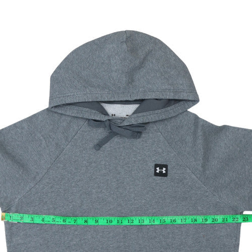 Mens UK Size M Under armour Grey Pullover Hoodie