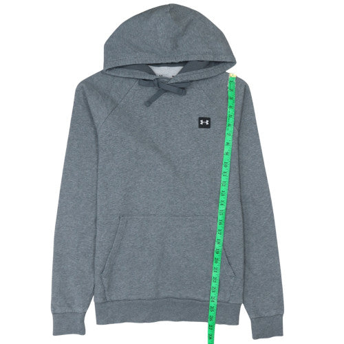 Mens UK Size M Under armour Grey Pullover Hoodie