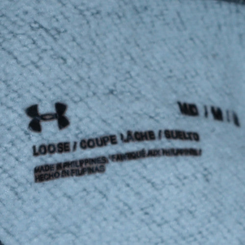 Mens UK Size M Under armour Grey Pullover Hoodie