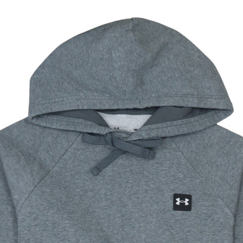 Mens UK Size M Under armour Grey Pullover Hoodie