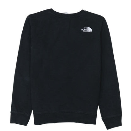 The North Face Boys Black XL Crew Neck Pullover Sweatshirt 100% Cotton