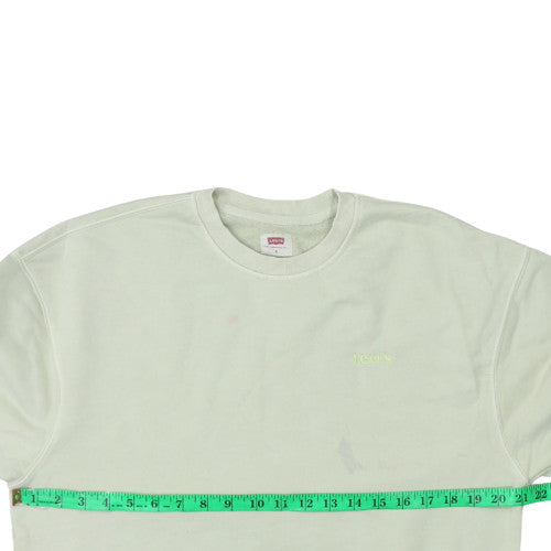 Mens UK Size S Levi's Beige Pullover Sweatshirt