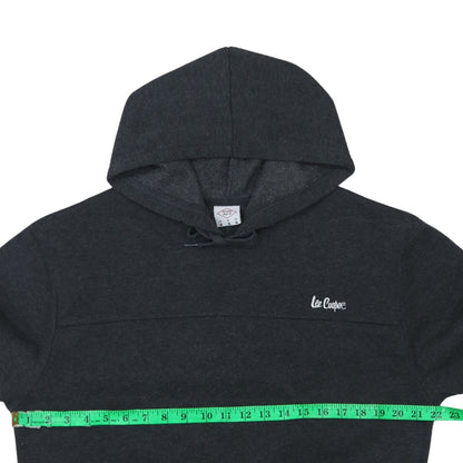 Mens UK Size M Lee Cooper Black Pullover Hoodie