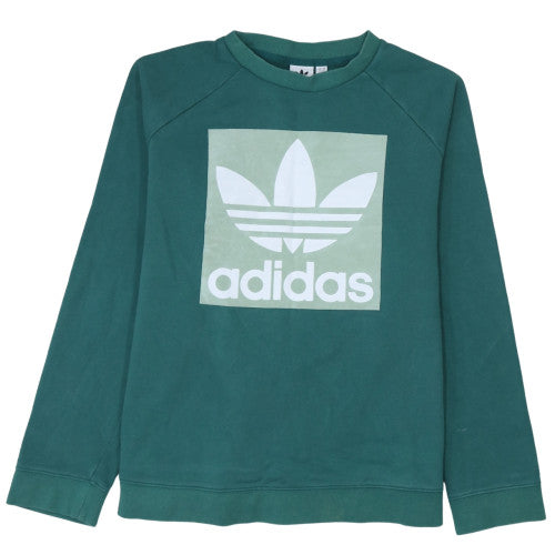 Womens UK Size 22 adidas Green Pullover Sweatshirt