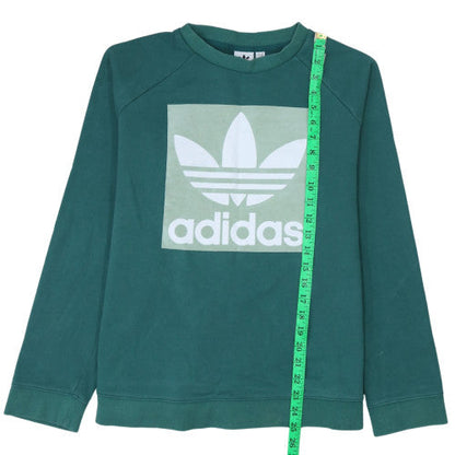 Womens UK Size 22 adidas Green Pullover Sweatshirt