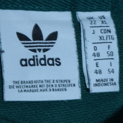 Womens UK Size 22 adidas Green Pullover Sweatshirt