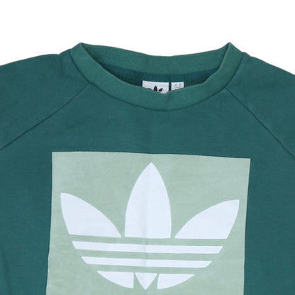 Womens UK Size 22 adidas Green Pullover Sweatshirt