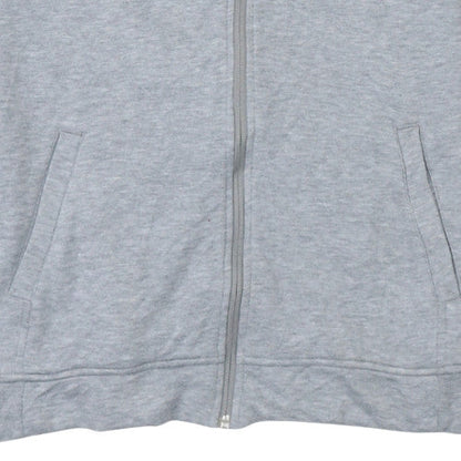 Womens UK Size M adidas Grey Full Zip Hoodie