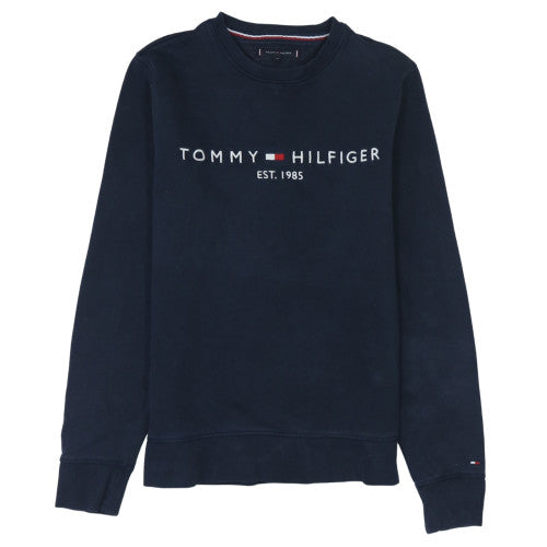 Mens UK Size M Tommy Hilfiger Blue Pullover Sweatshirt