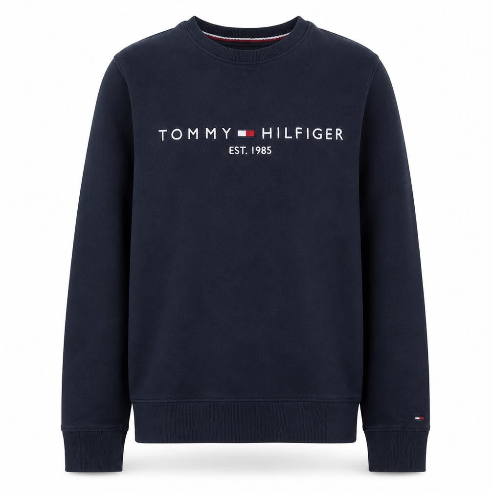 Mens UK Size M Tommy Hilfiger Blue Pullover Sweatshirt