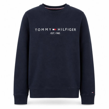 Mens UK Size M Tommy Hilfiger Blue Pullover Sweatshirt