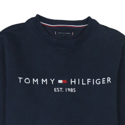 Mens UK Size M Tommy Hilfiger Blue Pullover Sweatshirt