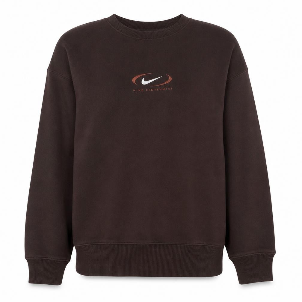 Womens UK Size S Nike Brown Pullover Sweatshirt