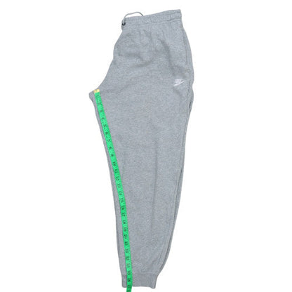 Nike Men's Grey Regular Fit Sweatpants Size L with Logo