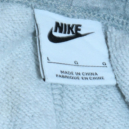 Nike Men's Grey Regular Fit Sweatpants Size L with Logo